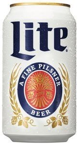 Miller Lite beer can
